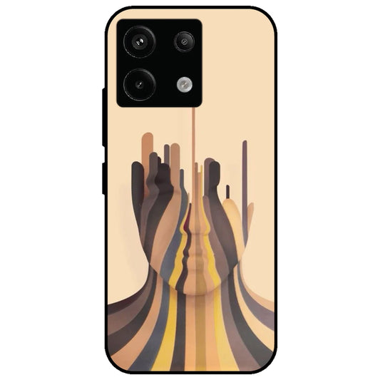 Drained - Glossy Metal Silicone Case for Redmi Note 13 Pro 5G