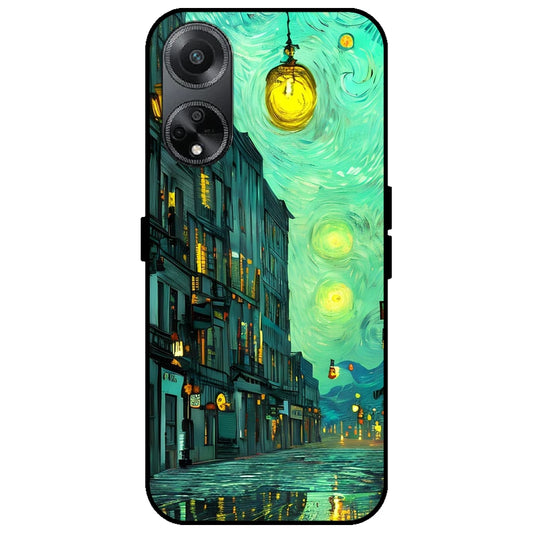 European Art - Glossy Metal Silicone Case for Oppo F23 5G