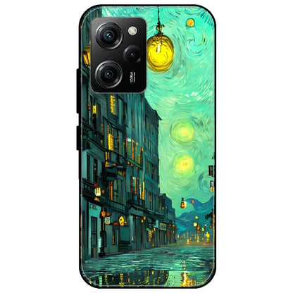 European Art - Glossy Metal Silicone Case for Poco X5 Pro