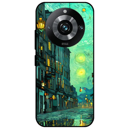 European Art - Glossy Metal Silicone Case for Realme 11 Pro Plus