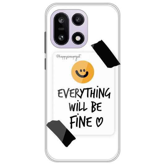 Everything Will Be Fine - Clear Printed Silicone Case for OnePlus 15