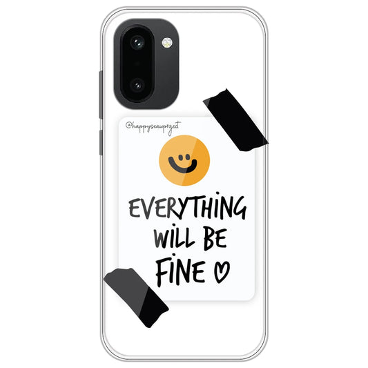 Everything Will Be Fine - Clear Printed Silicone Case for OnePlus 15R