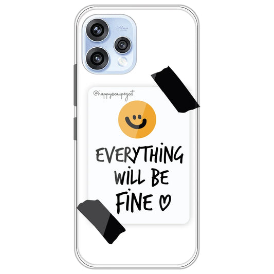 Everything Will Be Fine - Clear Printed Silicone Case for Oppo Reno 15