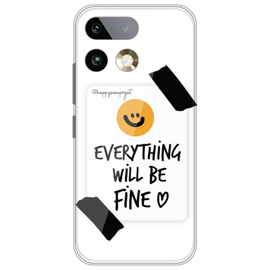 Everything Will Be Fine - Clear Printed Silicone Case for Realme 16 Pro Plus