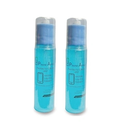 Mobile Screen Cleaning Gel With Microfiber Cloth- Aqua Breeze (Pack Of 2)