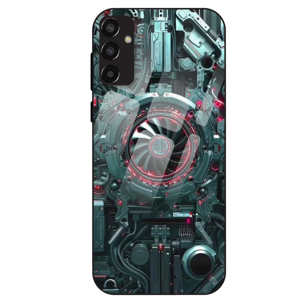 Cybernetic Engine - Glass Case For Samsung Galaxy F13