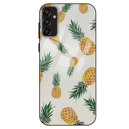 Pineapple Pattern - Glass Case For Samsung Galaxy F13