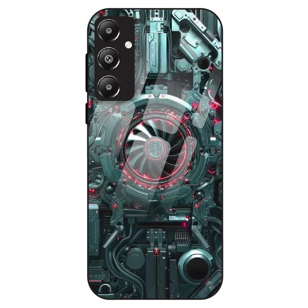 Cybernetic Engine - Glass Case For Samsung Galaxy F14