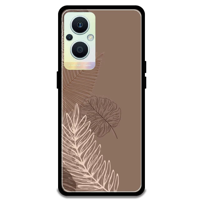 Brown Leaves - Armor Case For Oppo Models Oppo F21 Pro 5G