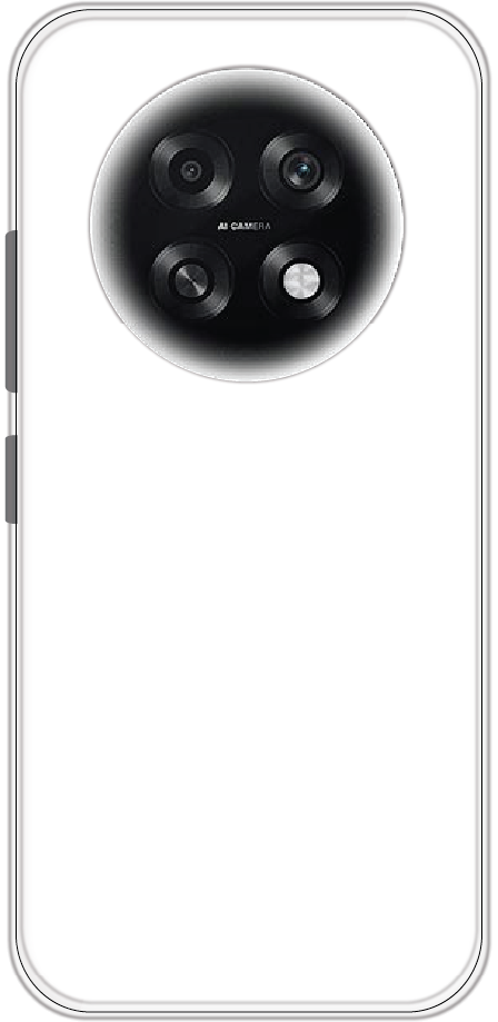 Oppo F31 Pro Plus back cover mockup - customisable soft silicone case