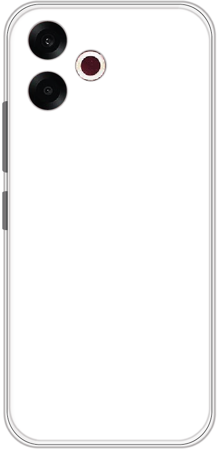 Oppo F33 Pro back cover mockup - customisable soft silicone case