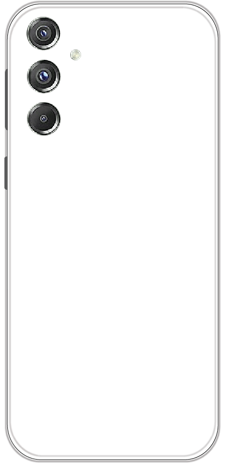 Samsung Galaxy F34 5G back cover mockup - customisable soft silicone case