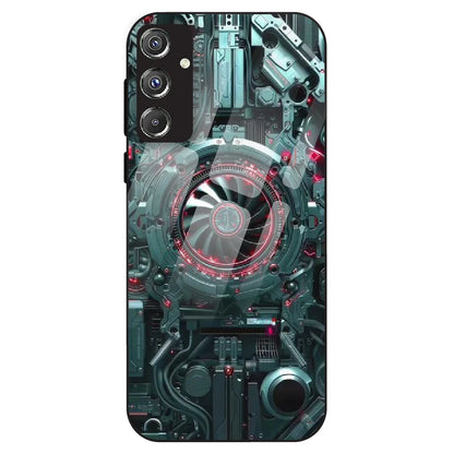 Cybernetic Engine - Glass Case For Samsung Galaxy F34