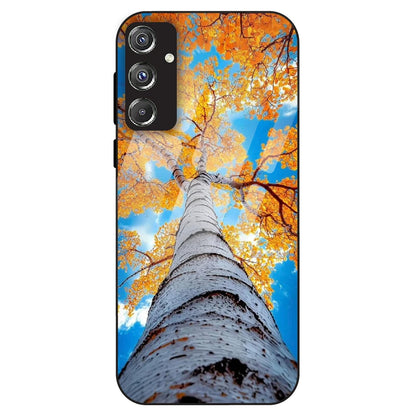 Autumn Tree Sky View - Glass Case For Samsung Galaxy F34