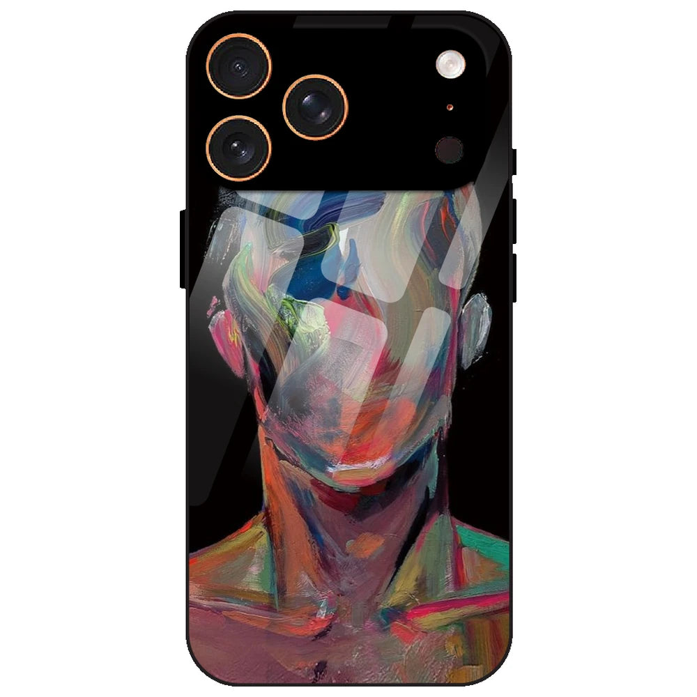 Face Oil Painting - Glass Case for Apple iPhone 17 Pro Max