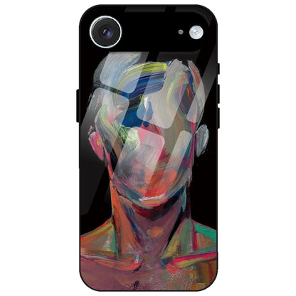 Face Oil Painting - Glass Case for Apple iPhone Air