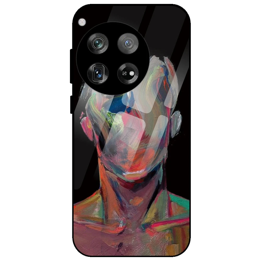 Face Oil Painting - Glass Case for OnePlus 12