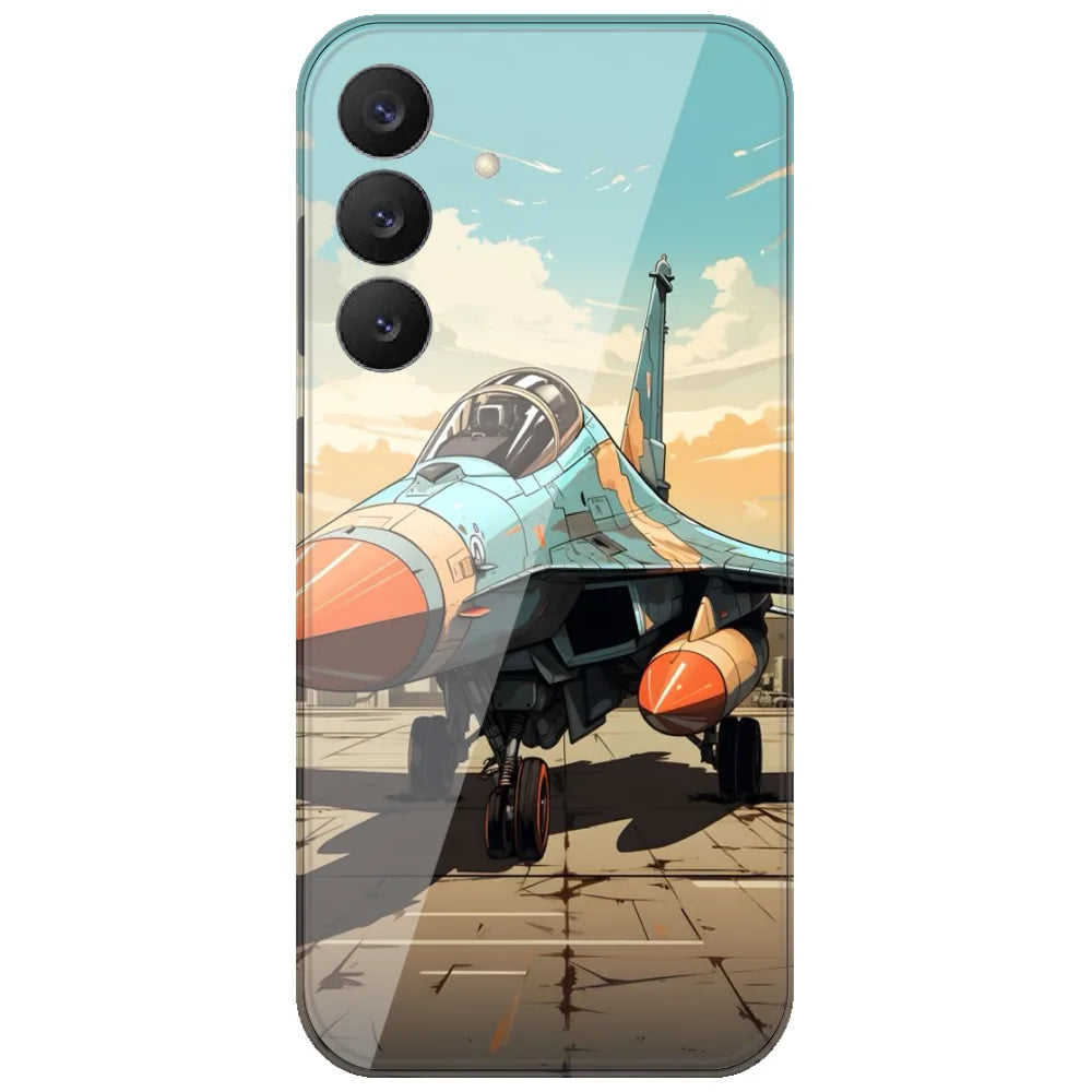 Fighter Jet Runway - Printed Silicone Case for Samsung Galaxy S26