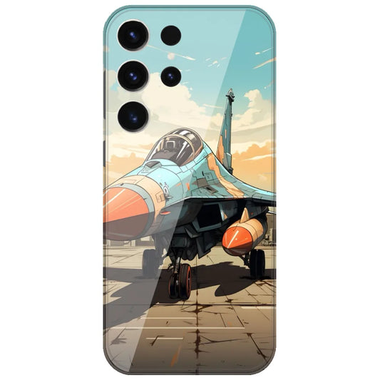 Fighter Jet Runway - Printed Silicone Case for Samsung Galaxy S26 Ultra