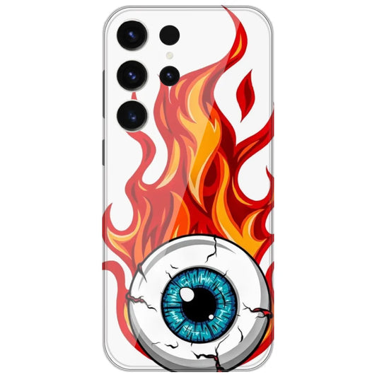 Flaming Eyeball - Printed Silicone Case for Samsung Galaxy S26 Ultra
