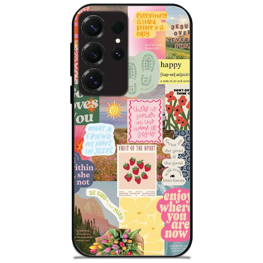 Fruit Of The Spirit - Glossy Metal Silicone Case for Samsung Galaxy S25 Ultra