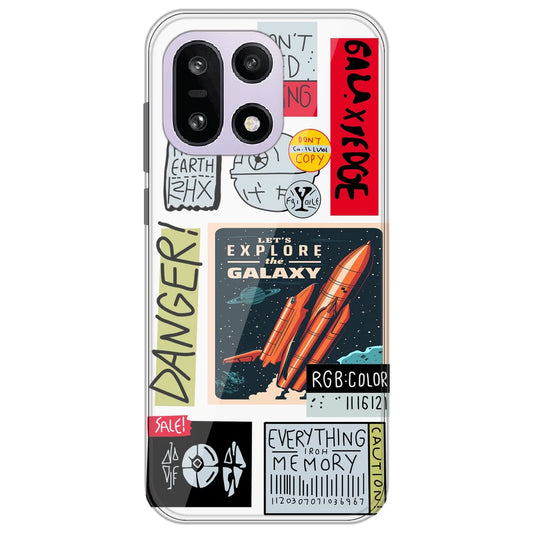 Galaxy - Clear Printed Silicone Case for OnePlus 15