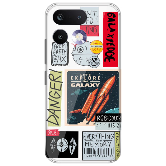 Galaxy - Clear Printed Silicone Case for Realme 16 Pro