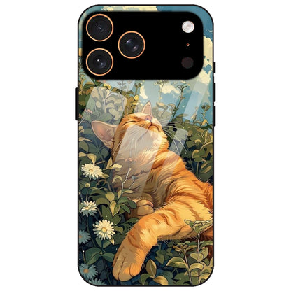 Garfield Sleeping - Glass Case for Apple iPhone 17 Pro Max