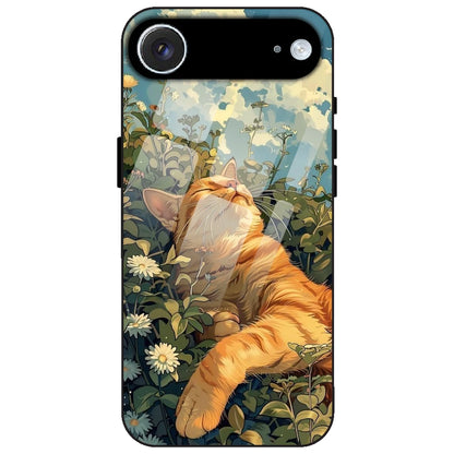 Garfield Sleeping - Glass Case for Apple iPhone Air