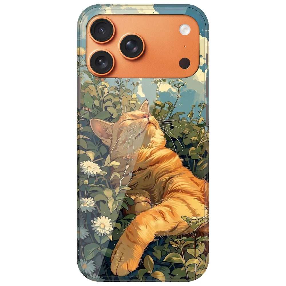 Garfield Sleeping - Printed Silicone Case for Apple iPhone 17 Pro Max