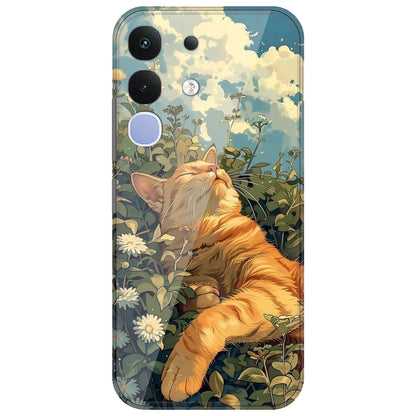 Garfield Sleeping - Printed Silicone Case for iQOO Z10x