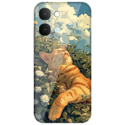 Garfield Sleeping - Printed Silicone Case for iQOO Z11x