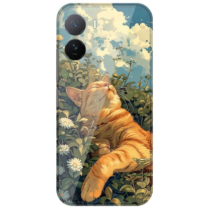 Garfield Sleeping - Printed Silicone Case for iQOO Z7s