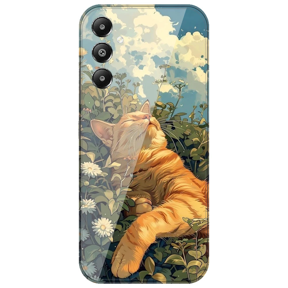Garfield Sleeping - Printed Silicone Case for Samsung Galaxy A05s