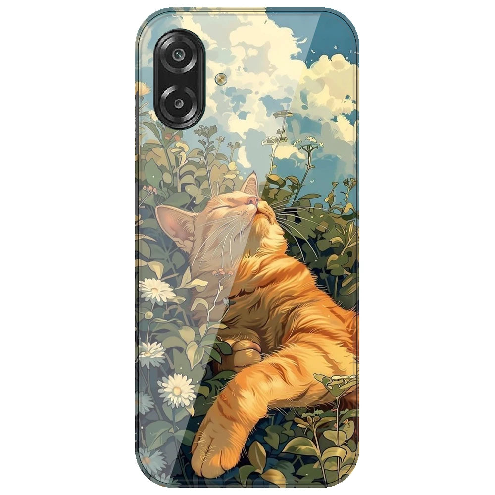 Garfield Sleeping - Printed Silicone Case for Samsung Galaxy A07 4G