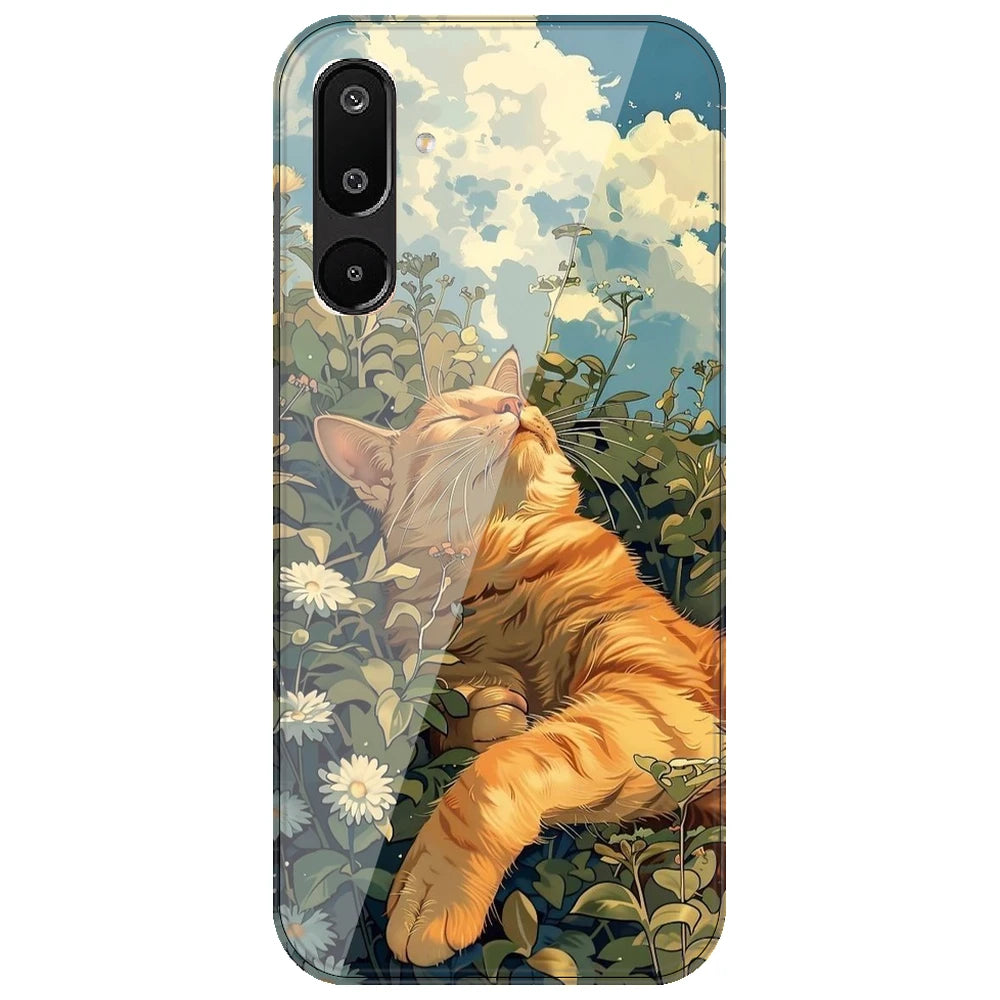 Garfield Sleeping - Printed Silicone Case for Samsung Galaxy M16