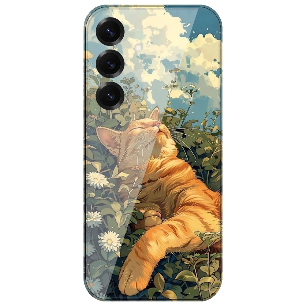 Garfield Sleeping - Printed Silicone Case for Samsung Galaxy S25 FE