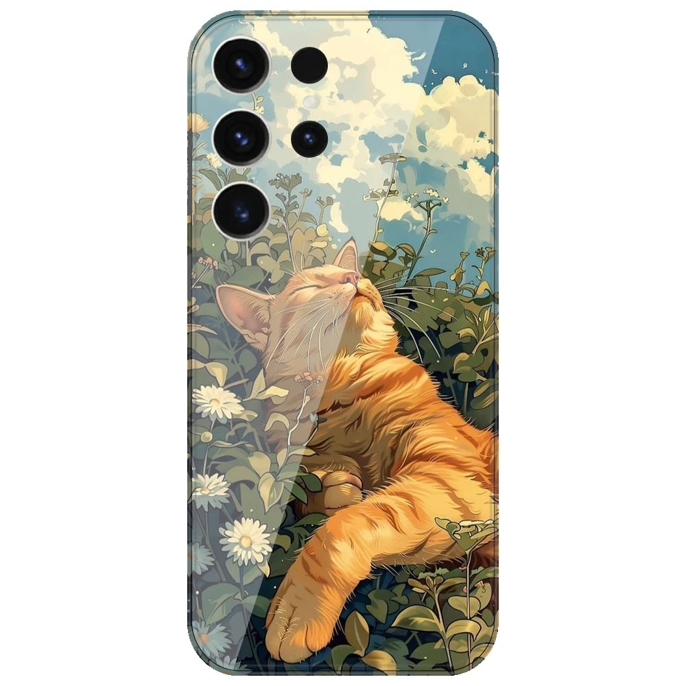 Garfield Sleeping - Printed Silicone Case for Samsung Galaxy S26 Ultra