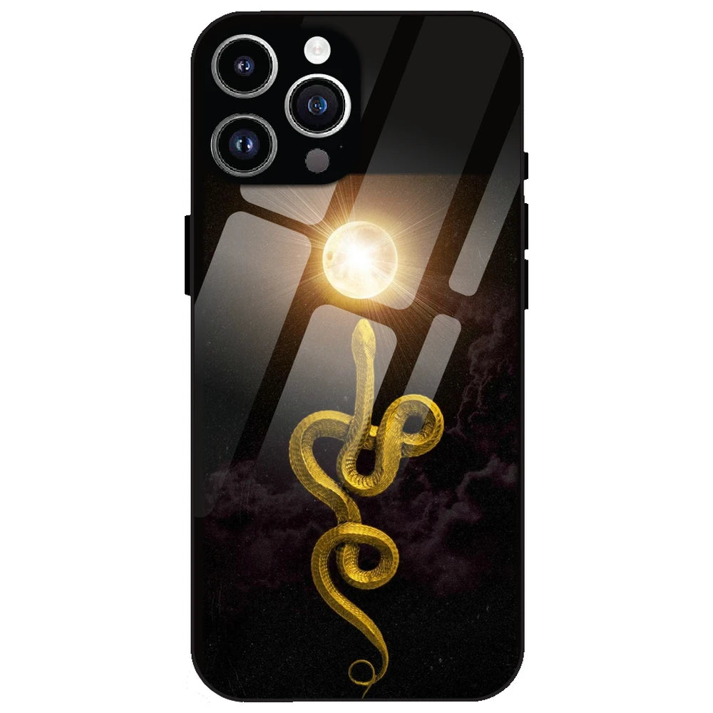 Golden Serpent - Glass Case for Apple iPhone 11 Pro Max