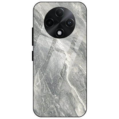 Graphite Grey Marble - Glass Case for Oppo F27 Pro Plus
