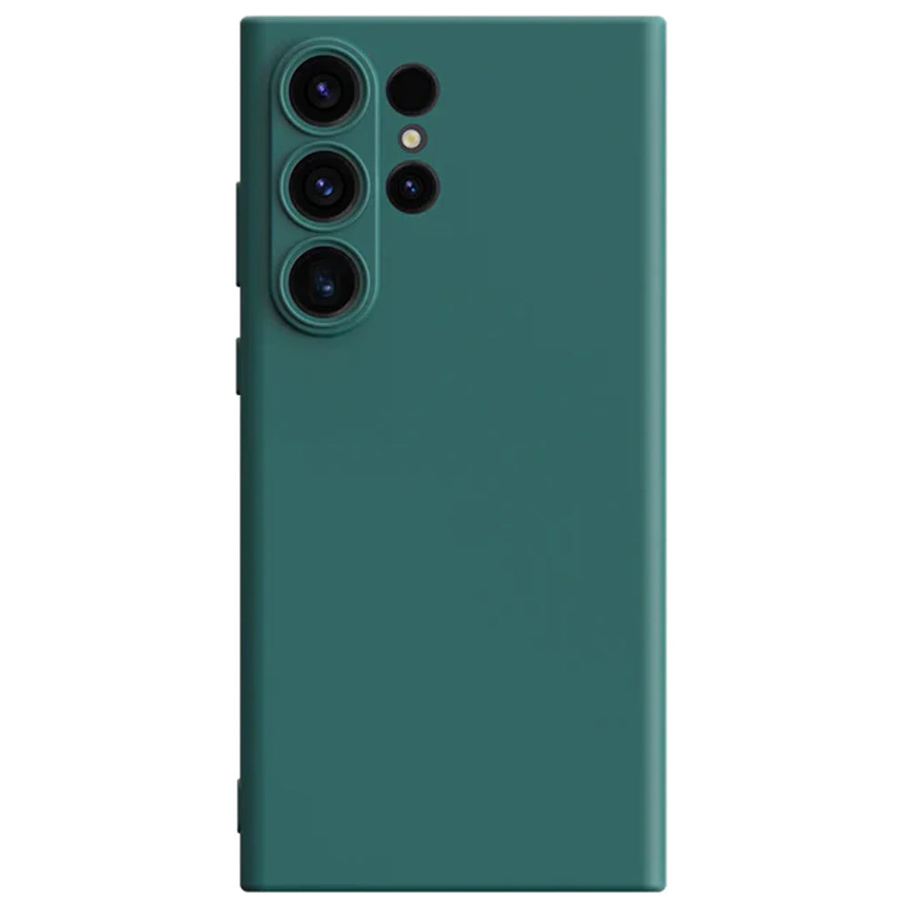 Green Liquid Silicon Case For Samsung Models