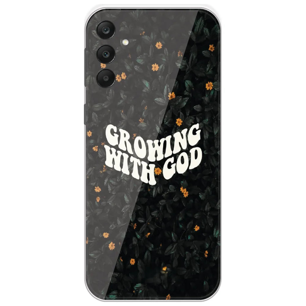 Growing With God - Printed Silicone Case for Samsung Galaxy A25