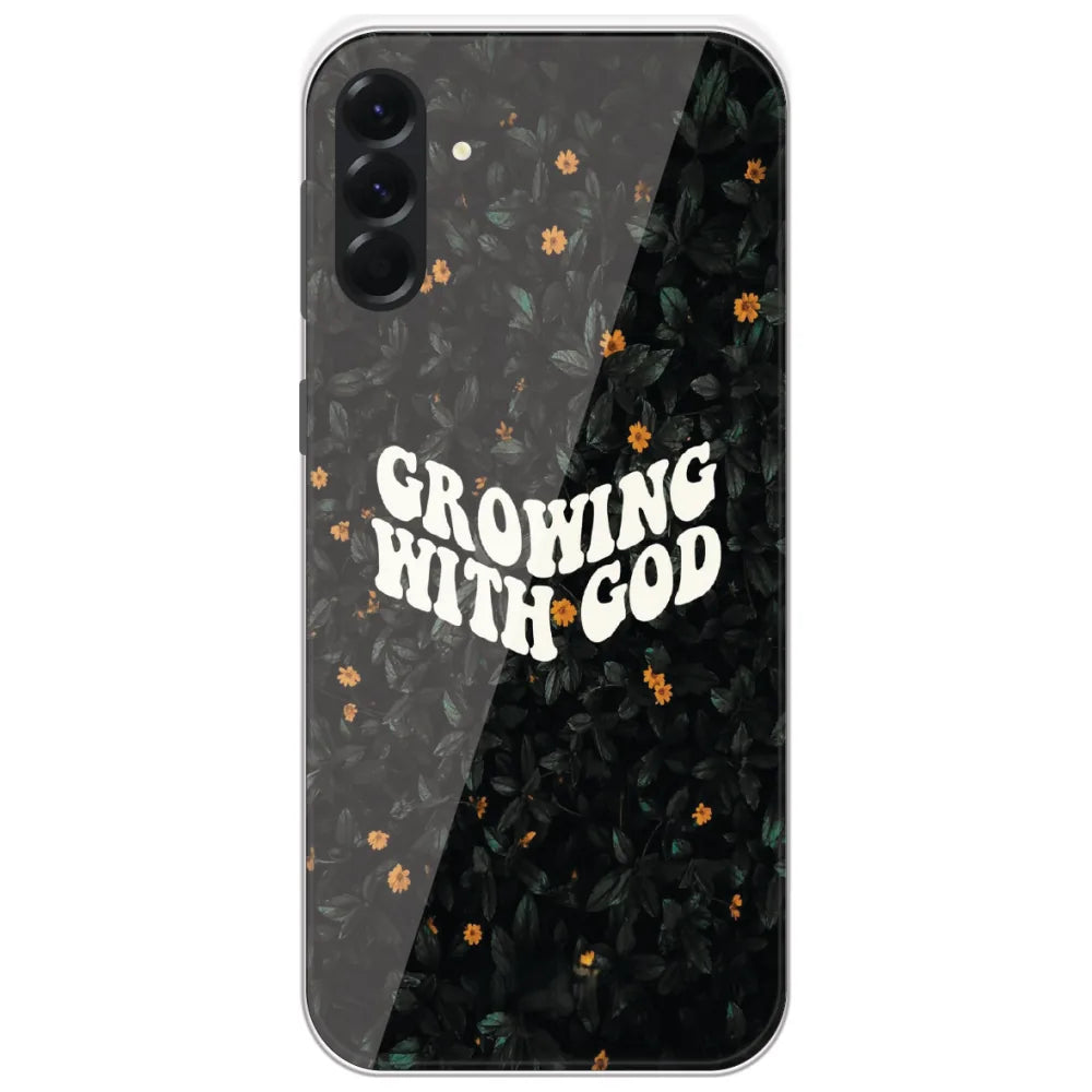 Growing With God - Printed Silicone Case for Samsung Galaxy A56