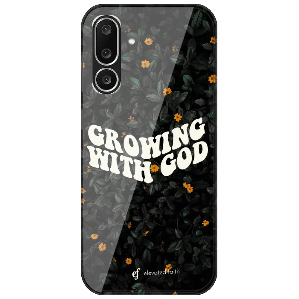 Growing With God - Printed Silicone Case for Samsung Galaxy M36