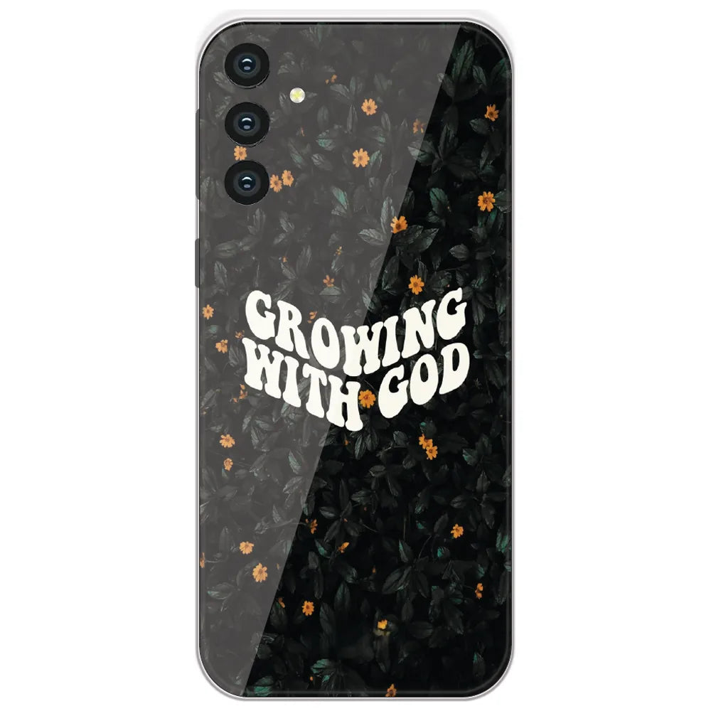 Growing With God - Printed Silicone Case for Samsung Galaxy S24