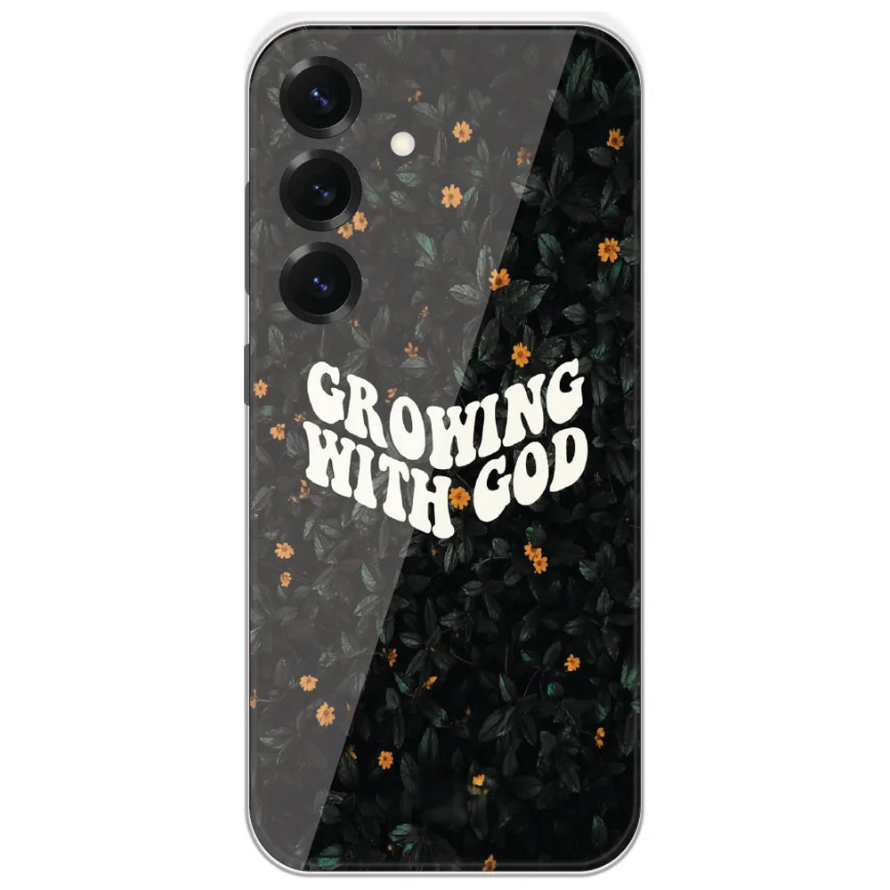 Growing With God - Printed Silicone Case for Samsung Galaxy S25