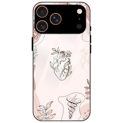 Hearts And Flowers - Glass Case for Apple iPhone 17 Pro Max
