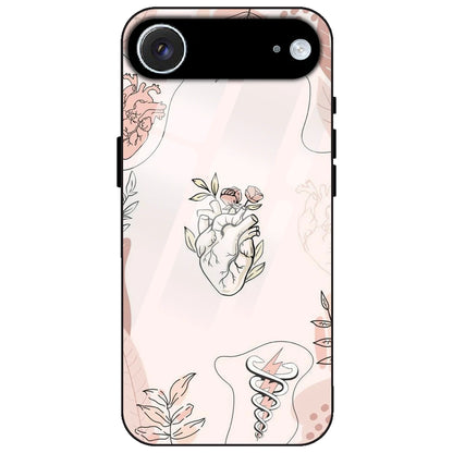 Hearts And Flowers - Glass Case for Apple iPhone Air