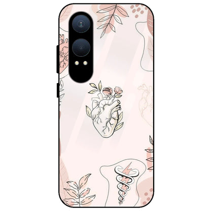 Hearts And Flowers - Glass Case for OnePlus Nord CE 4 Lite