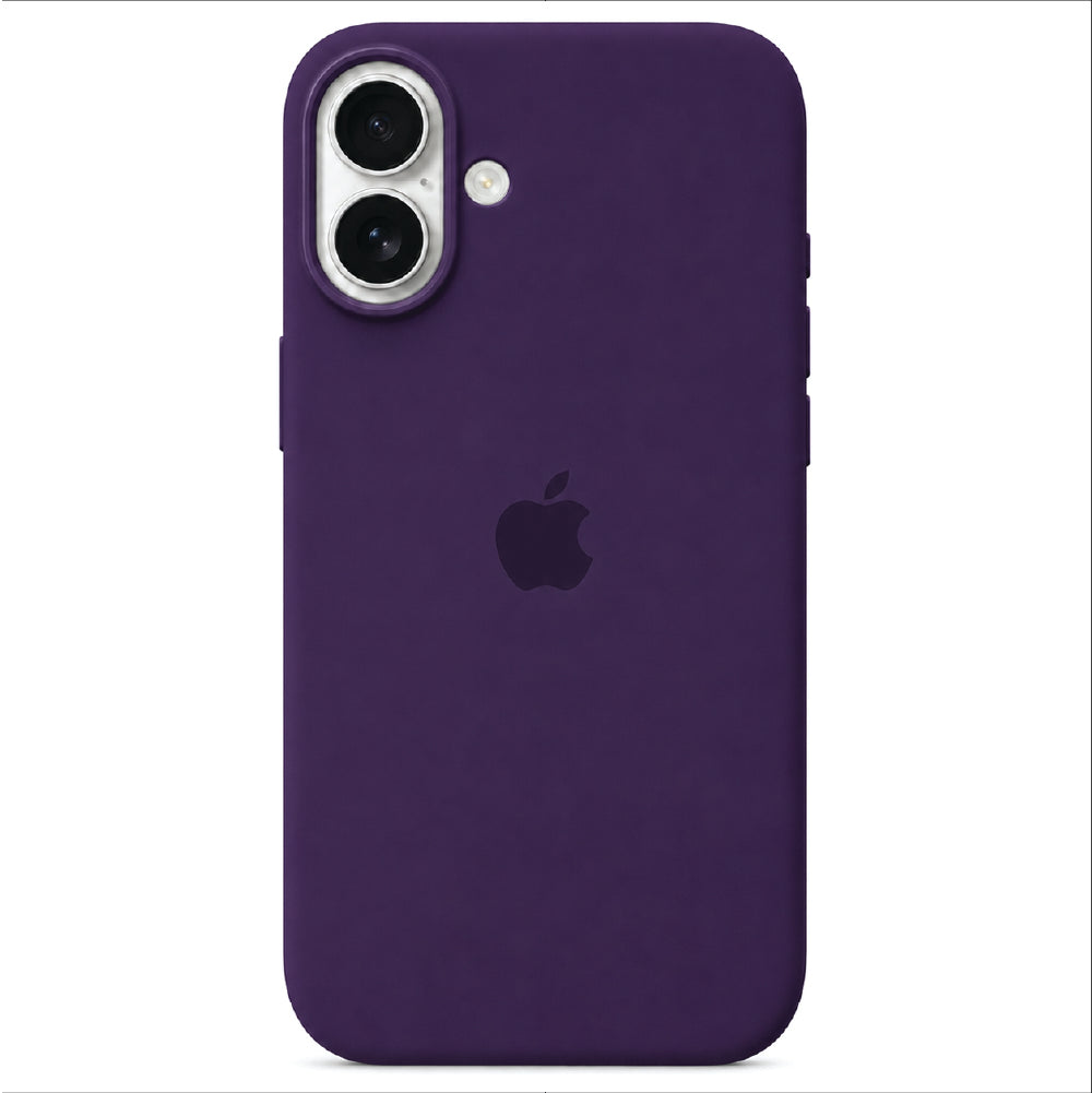 Purple Liquid Silicone Case For Apple iPhone Models